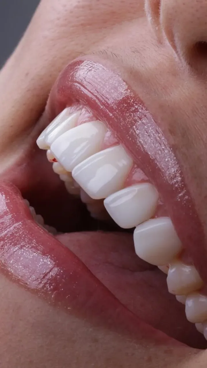 Sorriso com facetas em resina — caso 4